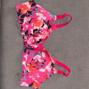 Torrid Pink Floral Bra